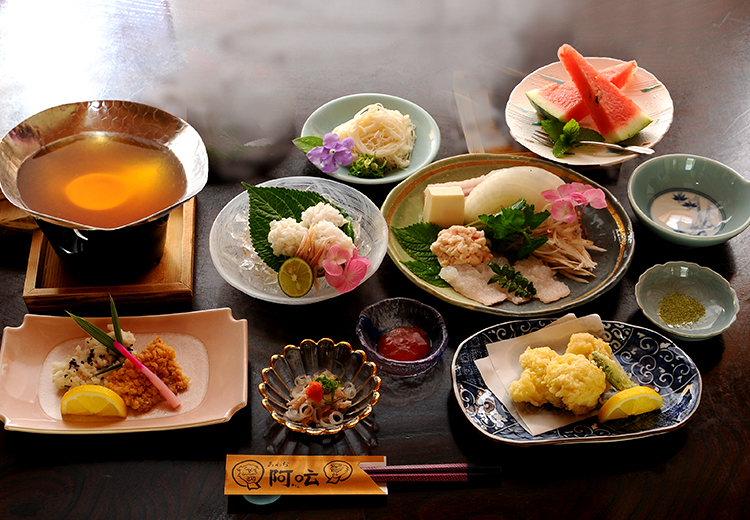 べっぴんハモ会席コース